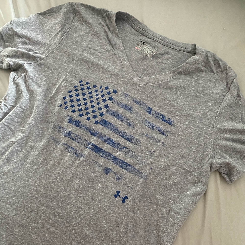 💥 3/30$💥** UA HeatGear 🇺🇸 FLAG TEE **
